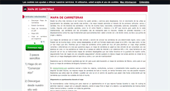 Desktop Screenshot of mapacarreteras.com