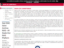 Tablet Screenshot of mapacarreteras.com